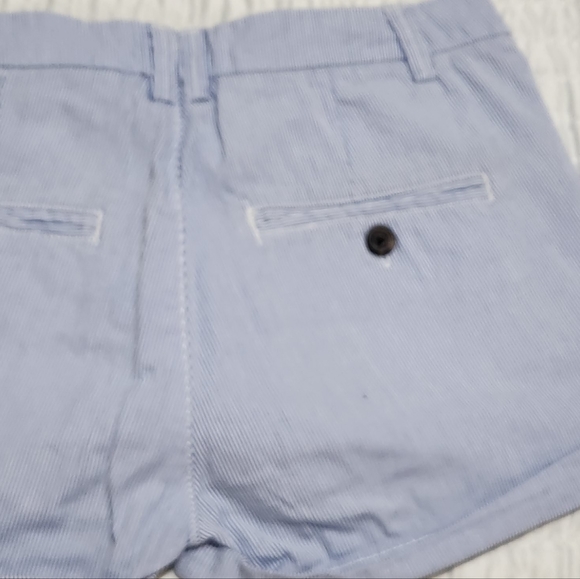 H&M BLUE STRIPE SHORTS SIZE 4 - Picture 8 of 15